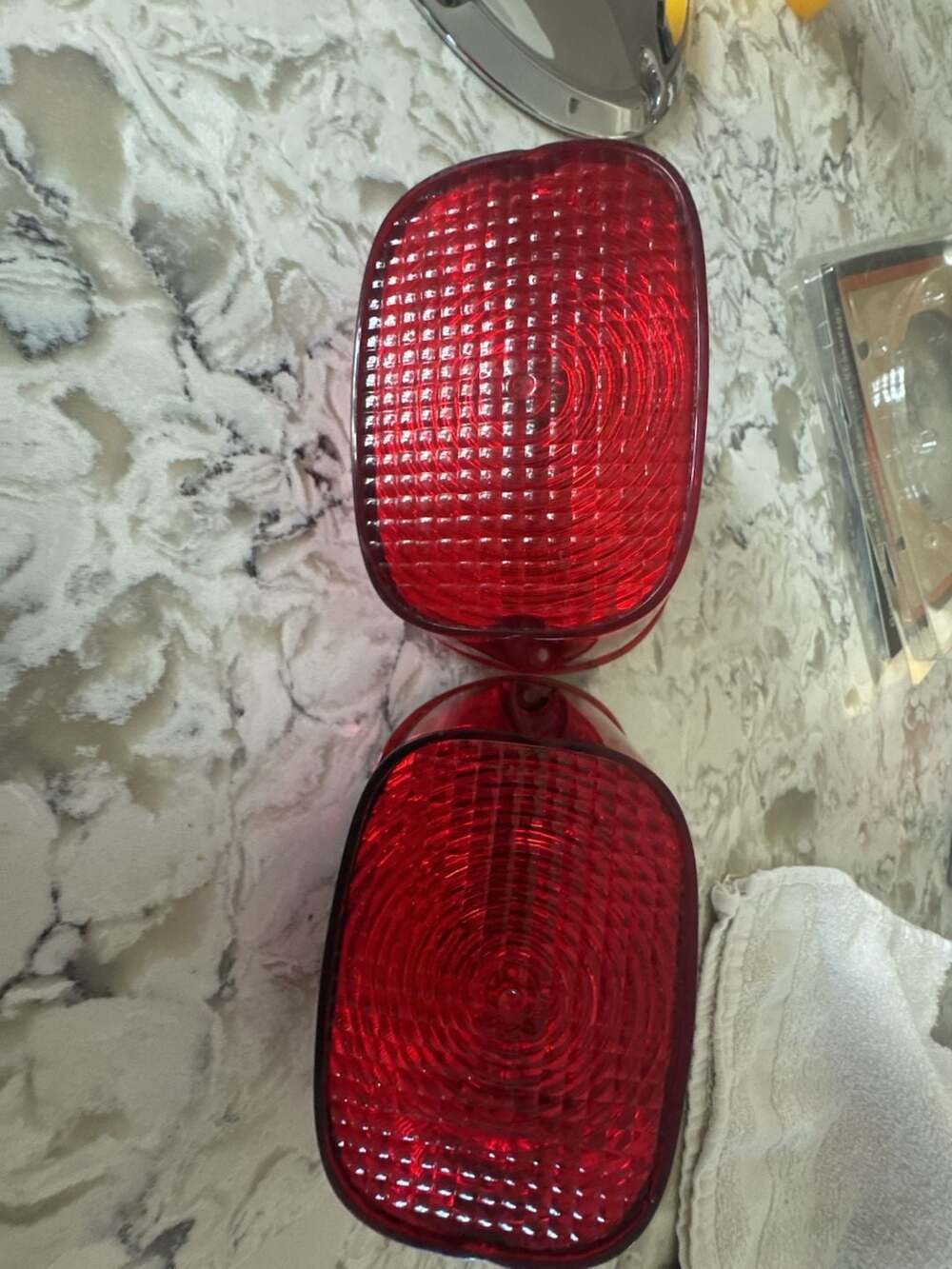 Harley Davidson Stock Red Brake Tail Light Assembly Touring Multifit